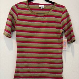 Brand New LuLaRoe Size S Gigi Striped Tee